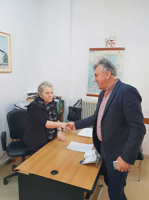 Επίσκεψή του Κυριάκου Μιχαηλίδη στο ΚΑΠΗ του Δήμου Κοζάνης