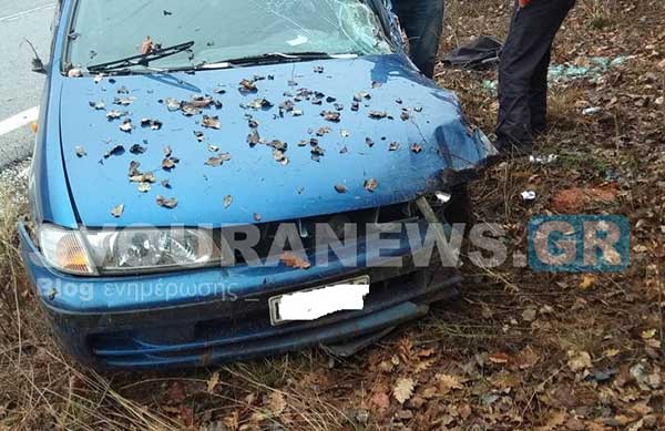 Φοβερό τροχαίο στα Κορέστεια Καστοριάς – Μάνα και κόρη, γλύτωσαν από θαύμα (Φώτο)