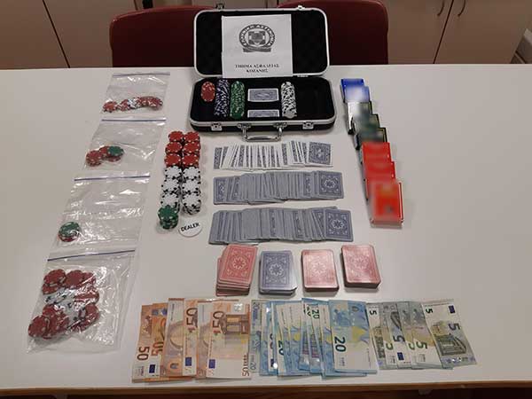 Τους συνέλαβαν την ώρα που τζόγαραν σε μαγαζί της Κοζάνης