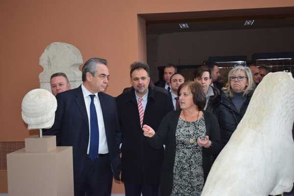 Το Αρχαιολογικό Μουσείο Αιανής επισκέφτηκαν το Σάββατο Πρόεδροι και εκπρόσωποι των ΕΒΕ 