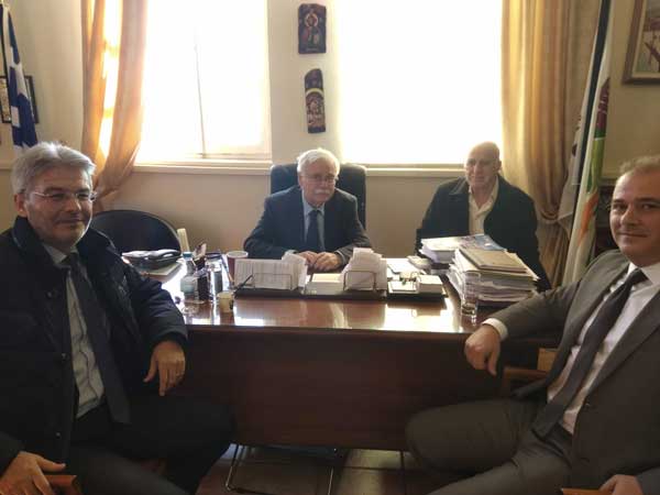 Συνάντηση  Δημάρχου Βοΐου με εκπροσώπους της Εθνικής Τράπεζας για το κλείσιμο του υποκαταστήματος Τσοτυλίου