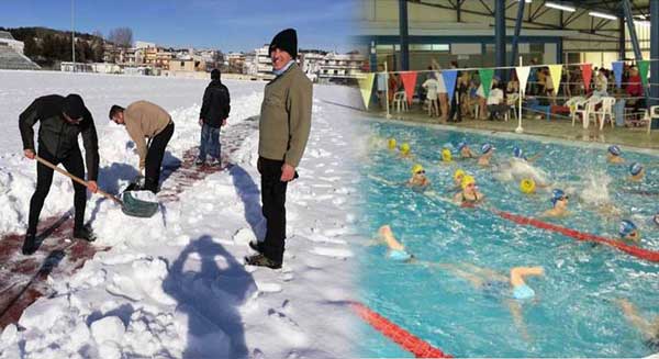 Ο στίβος της Κοζάνης τρεις βδομάδες εκτός προπόνησης -Λίγοι αθλητές στο Λιάπειο για κολύμβηση