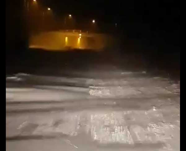 Στο δρόμο προς τη Μεταμόρφωση Κοζάνης… όλα χιονισμένα