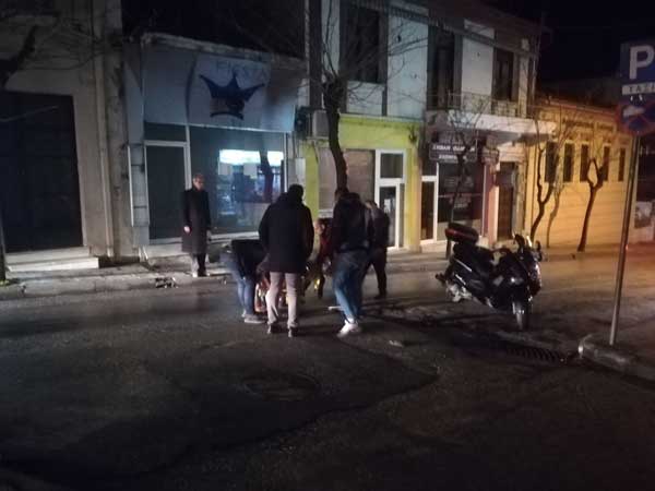 Ατύχημα με μοτοσικλετιστή στην οδό Δημοκρατίας στην Κοζάνη 