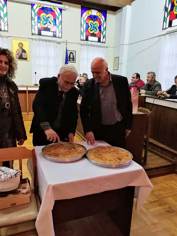 Την Πρωτοχρονιάτικη πίτα του έκοψε το Δημοτικό Συμβούλιο Βοίου