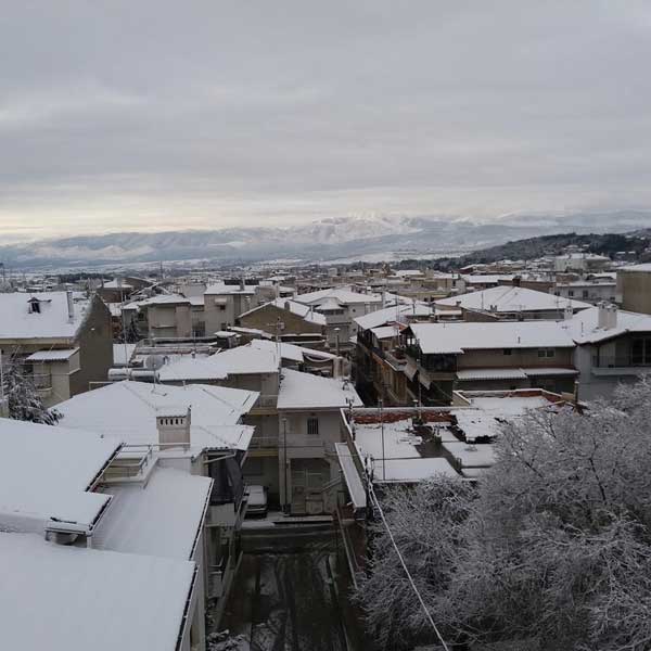 Πάγωσε η Κοζάνη, δύσκολος ο αποχιονισμός των αυτοκινήτων – Πιθανή νέα χιονόπτωση