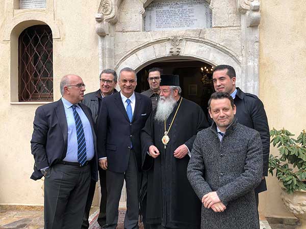 O Ευρωβουλευτής Μανώλης Κεφαλογιάννης επισκέφτηκε τον μητροπολίτη Σερβίων και Κοζάνης Παύλο