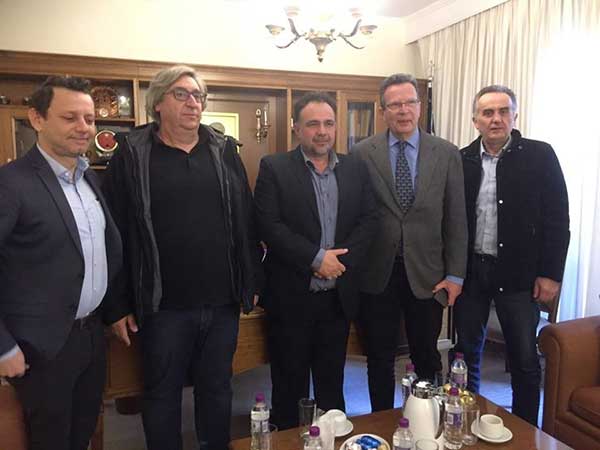Επίσκεψη του Ευρωβουλευτή Γιώργου Κύρτσου στο Επιμελητήριο Κοζάνης
