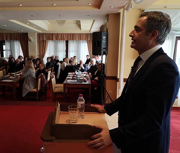 Κοπή της βασιλόπιτάς του πολιτικού γραφείου του Στάθη Κωνσταντινίδη στη Σιάτιστα