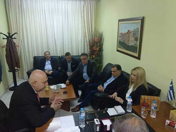 Ο Στέργιος Γκανάτσιος με την Φώφη Γεννηματά