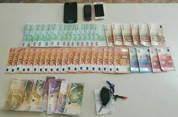 Συνελήφθησαν 3 διακινητές στην Κρυσταλλοπηγή Φλώρινας με 4.590 ευρώ και 23.700 Λεκ Αλβανίας