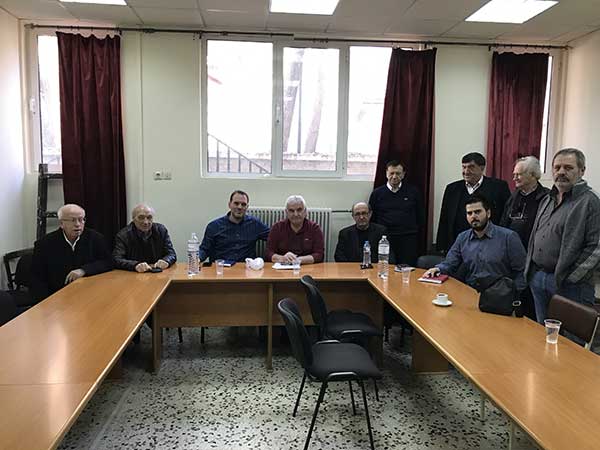 Συνάντηση του υπ. Δημάρχου Περικλή Αλειφέρη με την Επιτροπή Αγώνα Συνταξιούχων Ν. Κοζάνης