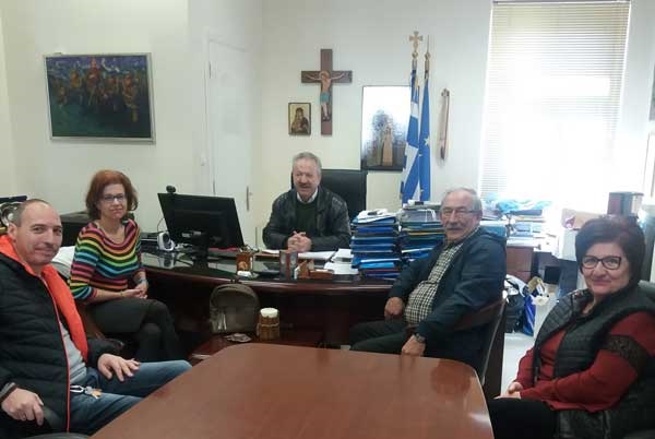 Συνάντηση του Δημάρχου Φλώρινας με το Προεδρείο του Συλλόγου Κιουταχειωτών Μικρασιατών Φλώρινας «Ο Άγιος Μηνάς»
