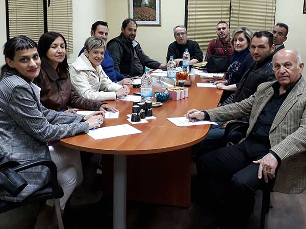 Επίσκεψη της Αθηνάς Τερζοπούλου στον εμπορικό σύλλογο Πτολεμαΐδας