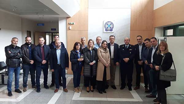 Την ηγεσία της Διεύθυνσης Αστυνομίας Π.Ε. Κοζάνης και τις αστυνομικές υπηρεσίες επισκέφθηκε o Γιώργος Κασαπίδης