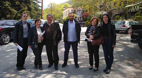 Περιοδεία κλιμακίου του ΚΚΕ στο Βελβεντό