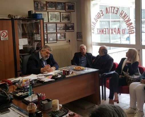 Συνάντηση του υποψηφίου Δήμαρχου Εορδαίας Παναγιώτη Πλακεντά με το Προεδρείο και μέλη της Θρακικής Εστίας Εορδαίας «Ο Αρχιγένης»