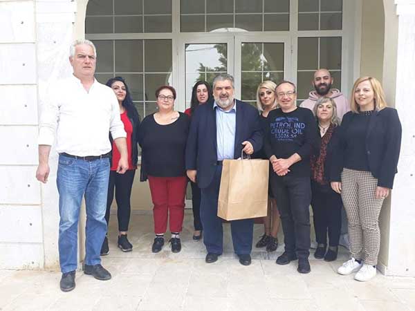 Επίσκεψη του Παναγιώτη Πλακεντά στο Ειδικό Εργαστήρι Πτολεμαΐδας