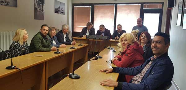 Τα γραφεία του ΣΠΑΡΤΑΚΟΥ επισκέφθηκε σήμερα ο υποψήφιος Δήμαρχος Εορδαίας Π. Πλακεντάς