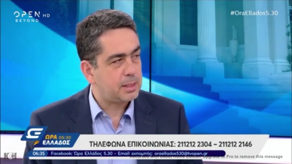 Γιάννης Θεοφύλακτος στο OpenTV: «Κάναμε την αυτοκριτική μας και πάμε δυνατά στη μάχη των εθνικών εκλογών»
