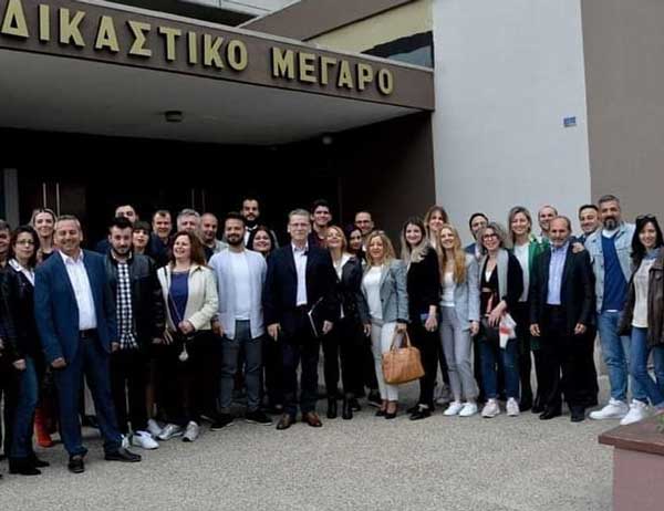 Κατάθεση αίτησης στο πρωτοδικείο Κοζάνης του συνδυασμού ΕΝΟΤΗΤΑ