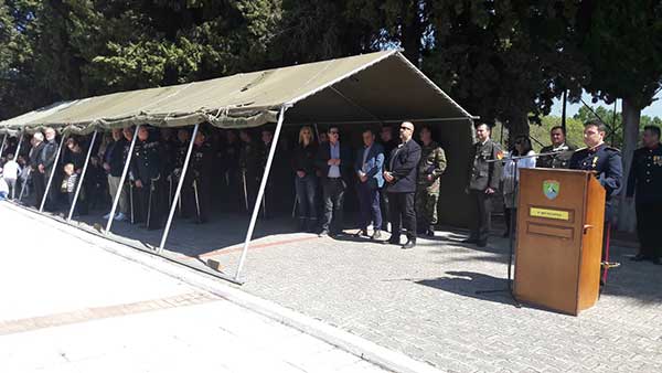Επίσημος εορτασμός του προστάτη του στρατού Αγίου Γεωργίου στο στρατόπεδο Μακεδονομάχων