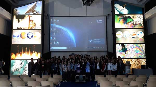 Το 4ο Γυμνάσιο Κοζάνης στον Ευρωπαϊκό Οργανισμό Διαστήματος (ESA) στη Ρώμη