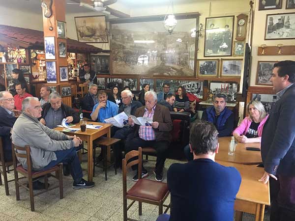 Σε Βροντή και Αυγερινό ο Λάζαρος Γκερεχτές: «Αγροτική οδοποιία και ενδοδημοτικό οδικό δίκτυο, προτεραιότητες της δικής μας δημοτικής αρχής»