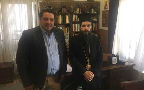 Συνάντηση Λάζαρου Γκερεχτέ με το Μητροπολίτη Σισανίου και Σιατίστης, κ. κ. Αθανάσιο