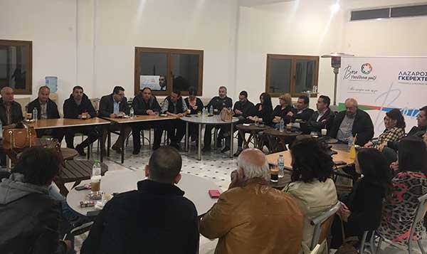 Συνάντηση του συνδυασμού «Βόιο- Υπεύθυνα Μαζί»- Σε πλήρη ετοιμότητα για τις εκλογές της 26ης Μαΐου