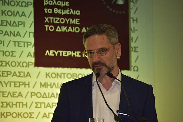Στο κατάμεστο Κοβεντάρειο η κεντρική ομιλία του Λευτέρη Ιωαννίδη