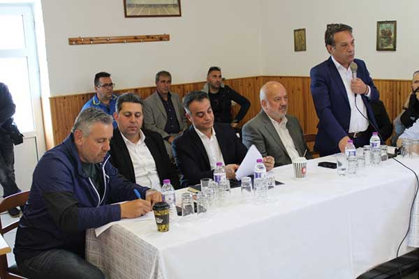 O Θόδωρος  Καρυπίδης στην Λαϊκή Συνέλευση Αναργύρων Φλώρινας για ενημέρωση των Δικαιούχων στις διαδικασίες μετεγκατάστασης