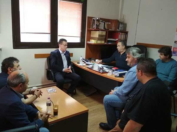 Επίσκεψη του υποψηφίου δημάρχου Κοζάνης Λ. Μαλούτα στον ΣΠΑΡΤΑΚΟ