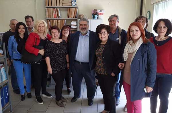 Επισκέψεις Παναγιώτη Πλακεντά σε: ΔΕΥΑΕ, Σύλλογο ΑμεΑ Π.Ε. Κοζάνης, οικισμό Καρδιάς, Δ.Ο.Υ. και  Εμπορικό Σύλλογο Πτολεμαΐδας