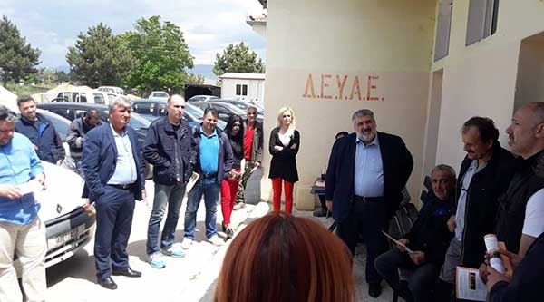 Στα συνεργεία της ΔΕΥΑΕ ο Παναγιώτης Πλακεντάς – Επίσκεψη στην Τοπική Κοινότητα Προαστίου