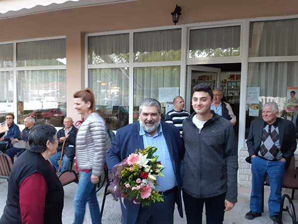 Περιοδεία Παναγιώτη Πλακεντά σε Εμπόριο, Φούφα και Μηλοχώρι