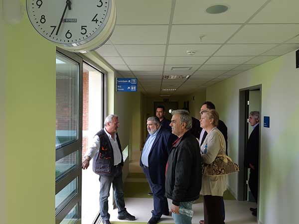 Επίσκεψη του Παναγιώτη Πλακεντά στο Μποδοσάκειο Νοσοκομείο