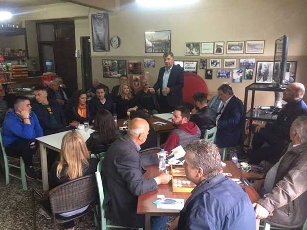 Επίσκεψη του Ευάγγελου Σημανδράκου σε κοινότητες της Δημοτικής Ενότητας Ελλησπόντου