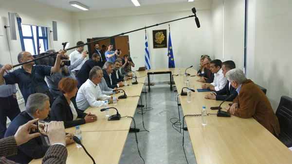 Τα κορυφαία ενεργειακά ζητήματα έθεσαν στον Πρωθυπουργό η ΓΕΝΟΠ και ο ΣΠΑΡΤΑΚΟΣ