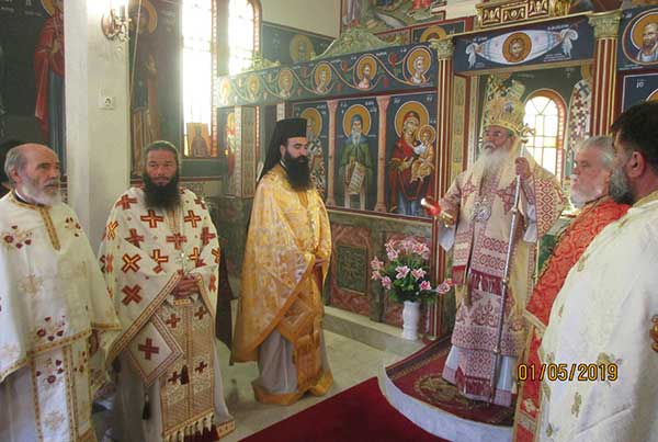 Αρχιερατική Θεία Λειτουργία τελέστηκε στο Μητροπολιτικό Εξωκλήσι του Αγίου Βαραδάτου του Κουβουκλιώτη