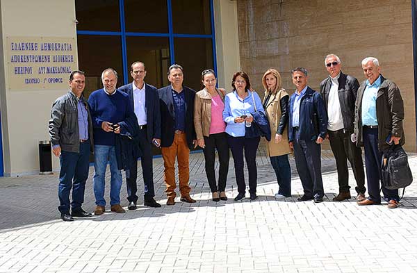 Επίσκεψη της υποψήφιας περιφερειάρχης Γεωργία  Ζεμπιλιάδου στην Αστυνομική Διεύθυνση Κοζάνης