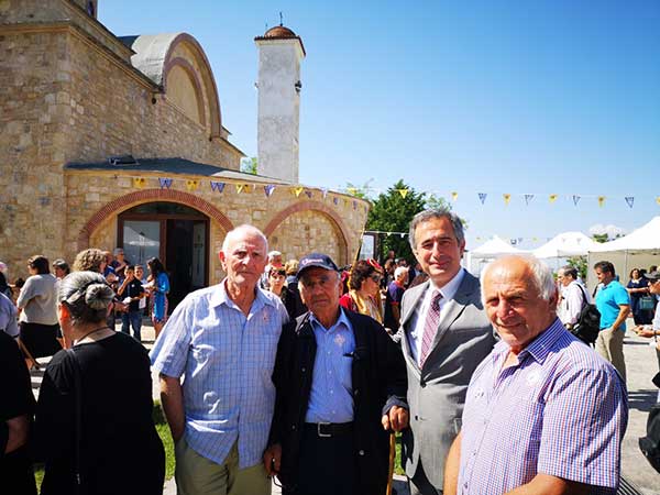 Επισκέψεις του Στάθη Κωνσταντινίδη στην Ιερά Μονή Αγίου Ιωάννη Βαζελώνος στον Άγιο Δημήτριο