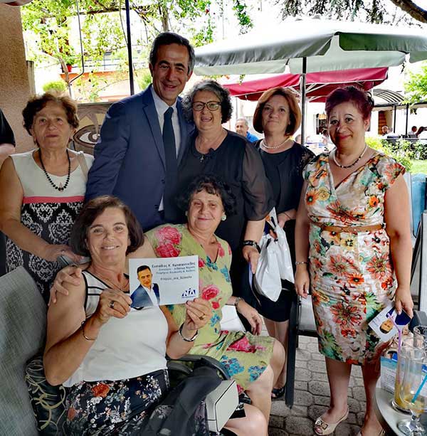 Γαλατινή, Εράτυρα και το πάρκο Ηπειρωτών επισκέφτηκε την Κυριακή ο Στάθης Κωνσταντινίδης