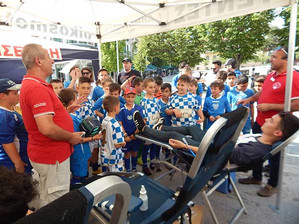 Στην παγκόσμια ημέρα αιμοδότη συμμετείχε η Ακαδημία του Μακεδονικού Κοζάνης