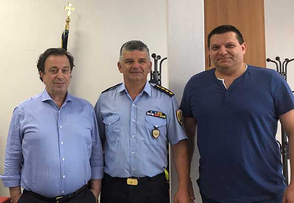 Επίσκεψη Θέμη Μουμουλίδη στην Πυροσβεστική και στη Δ.Ο.Υ Πτολεμαΐδας