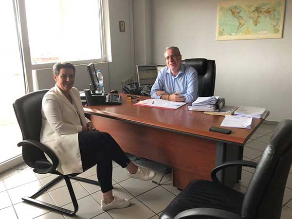 Επίσκεψη της υποψήφιας Βουλευτή της Ν.Δ. Ευλαμπία Πρώϊου στην ΔΟΥ ΚΟΖΑΝΗΣ
