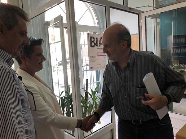 Επίσκεψη της υποψήφιας Βουλευτή της Ν.Δ. Ευλαμπίας  Πρώϊου στον οργανισμό ασφάλισης ΟΑΕΕ (πρώην ΤΕΒΕ)