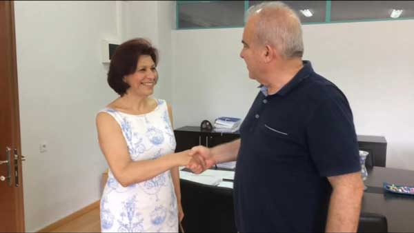 Επίσκεψη της Παρασκευής Βρυζίδου στο τμήμα Μαιευτικής του Πανεπιστημίου Δυτ. Μακεδονίας