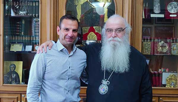 Επίσκεψη του Γιάννη Κορεντσίδη στον Μητροπολίτη Καστοριάς