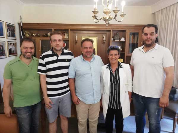 Eπίσκεψη της υποψήφιας Βουλευτή της Νέας Δημοκρατίας Ν.Κοζάνης, Ευλαμπίας Πρώϊου στο Εμπορικό και Βιομηχανικό Επιμελητήριο (ΕΒΕ) Κοζάνης.